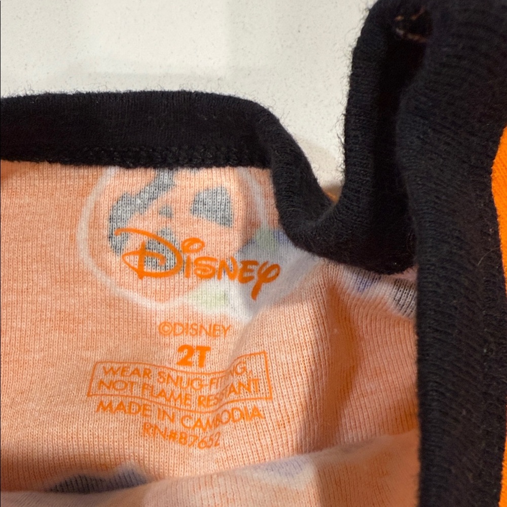 Disney Minnie Mouse Pumpkin Halloween Pajama Set - Picture 3 of 6